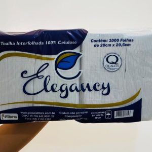 PAPEL TOALHA ELEGANCY 100%CEL INTF(20X20,5) C/1000