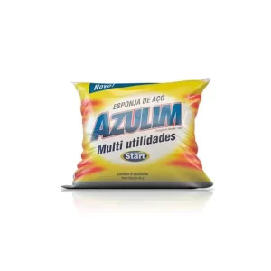 LA DE ACO AZULIM PACOTE C/8